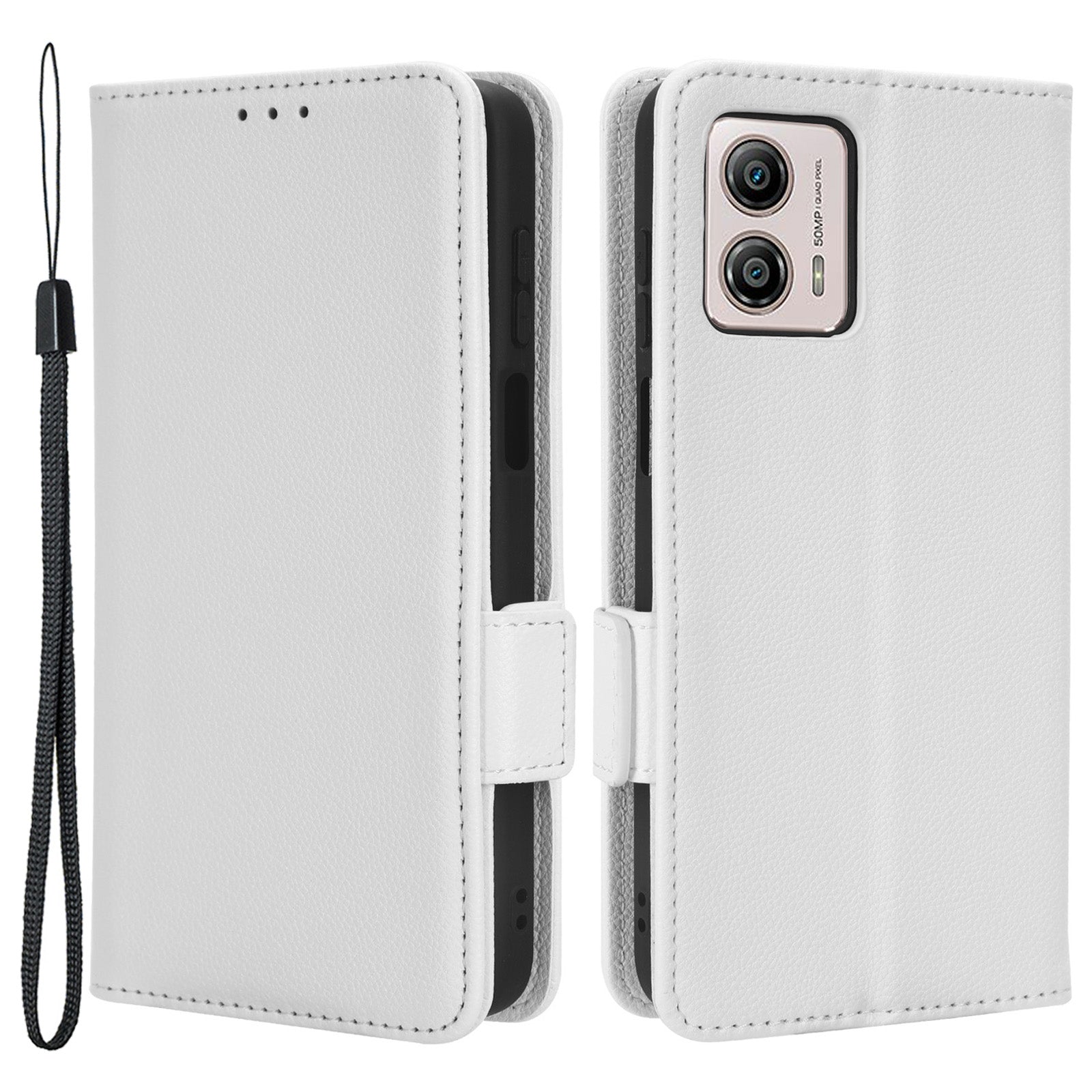 For Motorola Moto G73 5G PU Leather Dual Magnetic Clasp Phone Cover Wallet Stand Litchi Texture Phone Case For Motorola Moto G73 5G PU Leather Dual Magnetic Clasp Phone Cover Wallet Stand Litchi Texture Phone Case